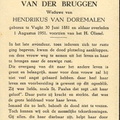Johanna van der Bruggen Hendrikus van Doremalen