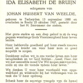 Ida Elisabeth de Bruijn Johan Huibert van Weelde