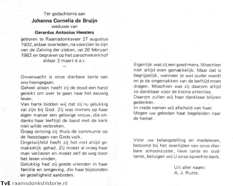 Johanna Cornelia de Bruijn Gerardus Antonius Heesters
