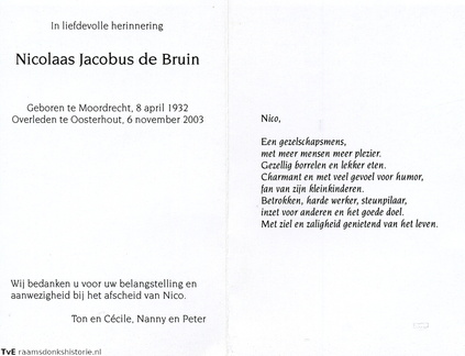 Nicolaas Jacobus de Bruin