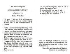 Cees van Brunschot Bertha Walschots