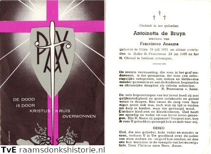 Antoinetta de Bruyn Franciscus Ansems