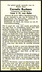 Cornelis Buckens Irma J.M. van Aalst