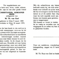 Christianus Adrianus Buijs M.Th. van Geel