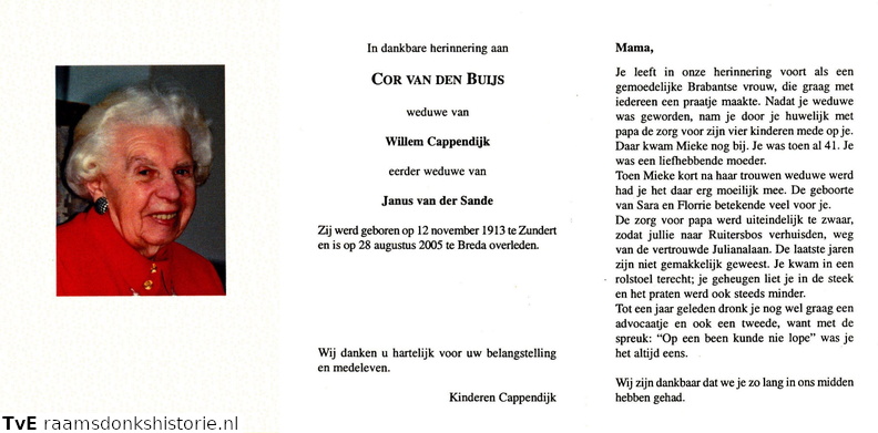 Cor van den Buijs Willem Cappendijk  Janus van der Sande