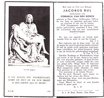Jacobus Bul Cornelia van den Bosch