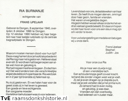 Ria Burmanje Frans IJpelaar