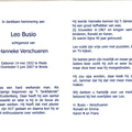 Leo Busio Hanneke Verschueren
