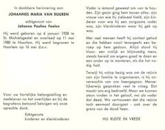 Johannes Maria van Buuren Johanna Paulina Foolen