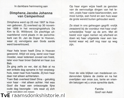 Dimphena Jacoba Johanna van Campenhout