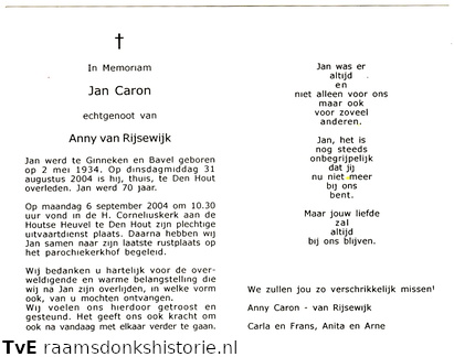 Jan Caron Anny van Rijsewijk