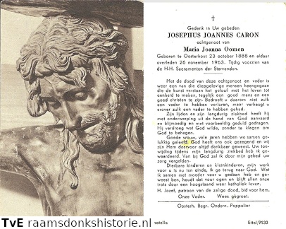 Josephus Joannes -Caron Maria Joanna Oomen