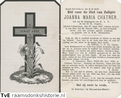 Chatrer, Joanna Maria