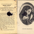 Maria Christ Wilhelmus van Wanrooij