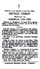Petrus Christ Cornelia van Zon
