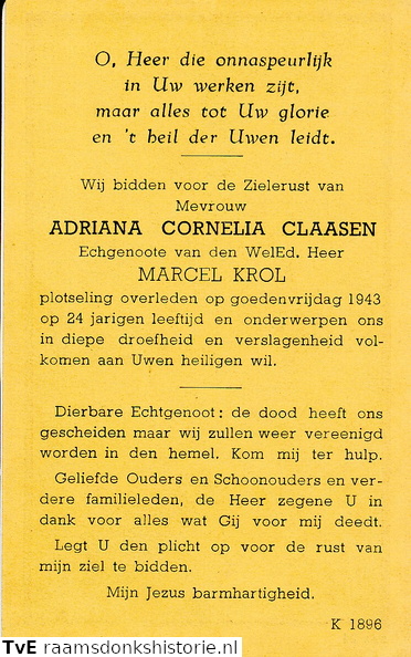 Adriana Cornelia Claasen Marcel Krol