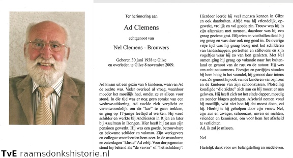 Ad Clemens Nel Brouwers