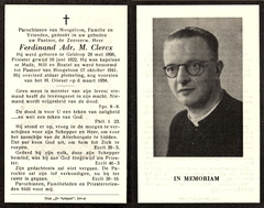 Ferdinand Adrianus M. Clercx priester