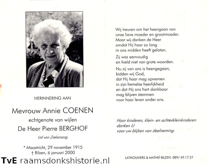 Annie Coenen Pierre Berghof