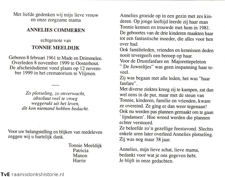 Annelies Commeren Tonnie Meeldijk
