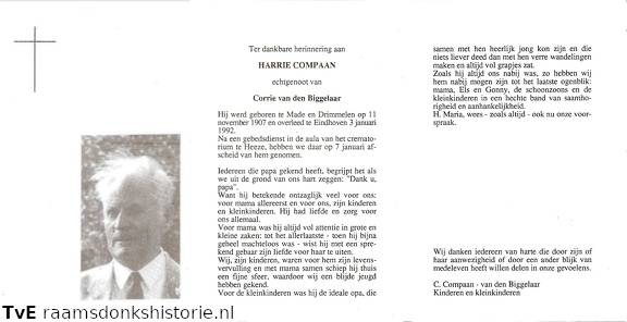 Harrie Compaan Corrie van den Biggelaar