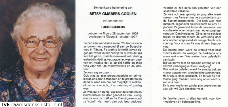 Betsy Coolen Toon Gijsbers