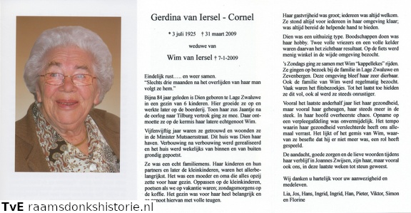 Gerdina Cornel Wim van Iersel
