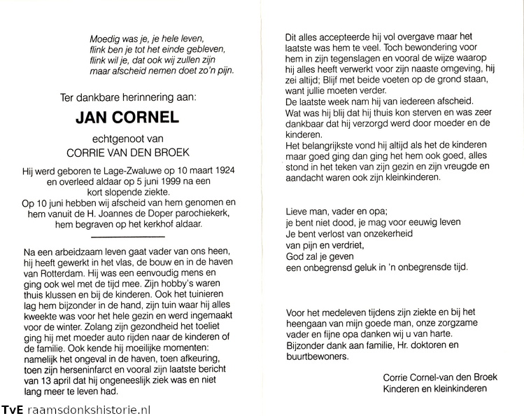Jan Cornel Corrie van den Broek