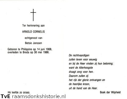 Arnold Cornelis Betsie Jansen