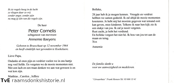 Peter Cornelis Annemie Baeyens