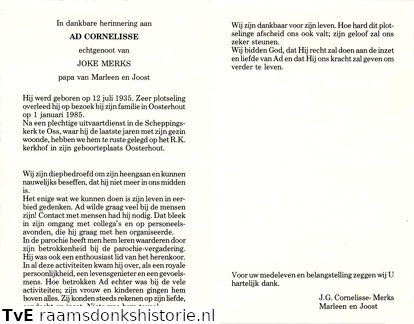 Ad Cornelisse Joke Merks