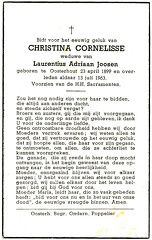 Christina Cornelisse Laurentius Adriaan Joosen