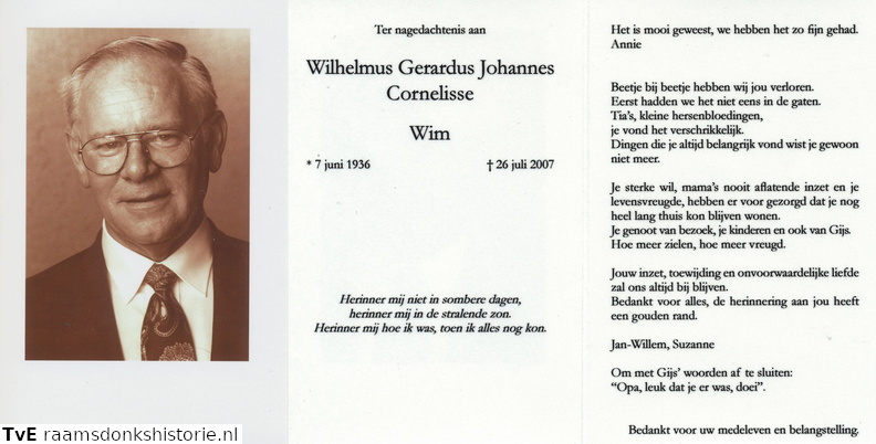 Wilhelmus Gerardus Johannes Cornelisse