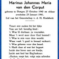 Marinus Johannes Maria van den Corput