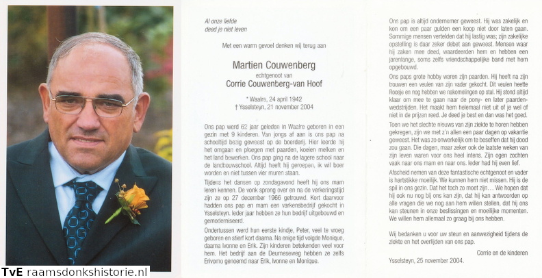 Martien Couwenberg Corrie van Hoof