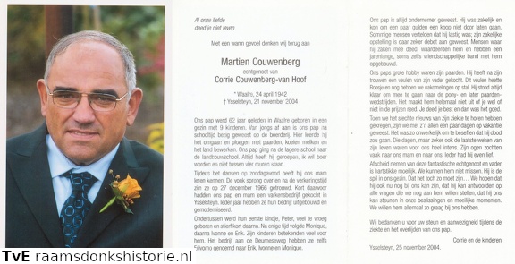 Martien Couwenberg Corrie van Hoof