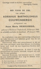 Adrianus Bartholomeus Couwenbergh Anna Maria Herrijgers