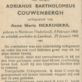Adrianus Bartholomeus Couwenbergh Anna Maria Herrijgers
