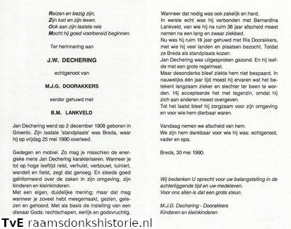 Dechering Johannes W. M.J.G. Doorakkers B.M. Lankveld