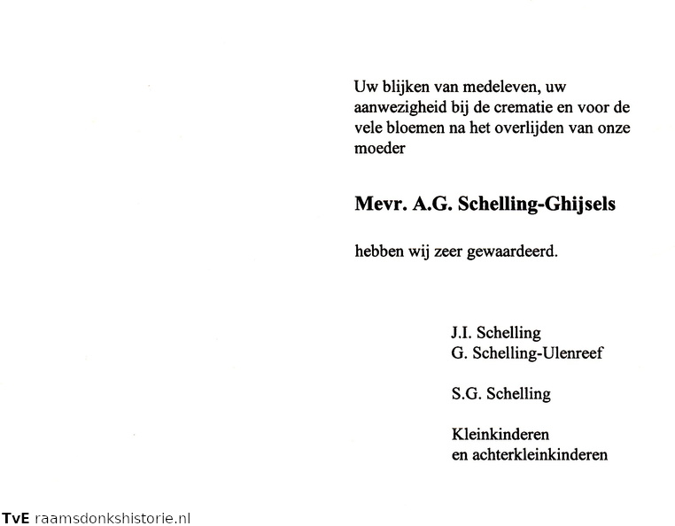 Ghijsels A.G. Schelling