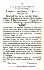 Heijlaerts Josephus Adrianus Elizabeth M.C.C. van der Sluijs