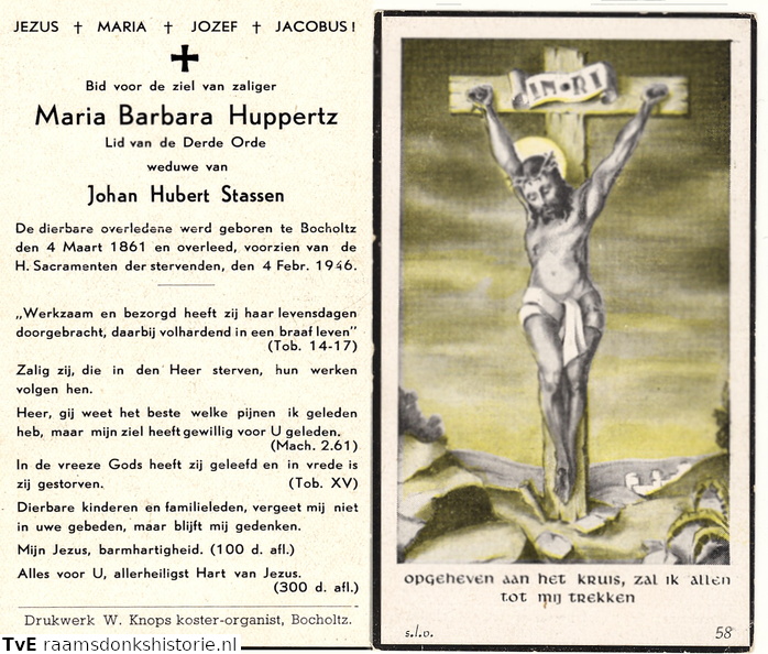 Huppertz Maria Barbara Johan Hubert Stassen