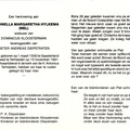 Hylkema Petronella Margaretha Dominicus Kloosterman (vr) Pieter Andreas Diepstraten