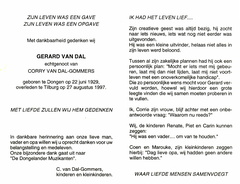 Gerard van Dal Corry Gommers