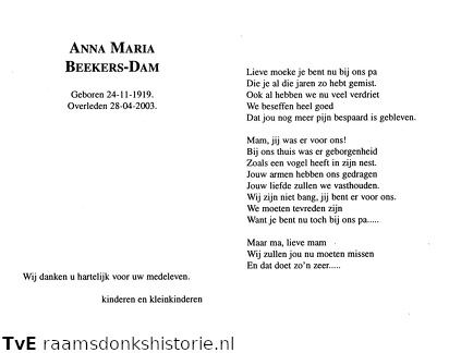 Anna Maria Dam Beekers
