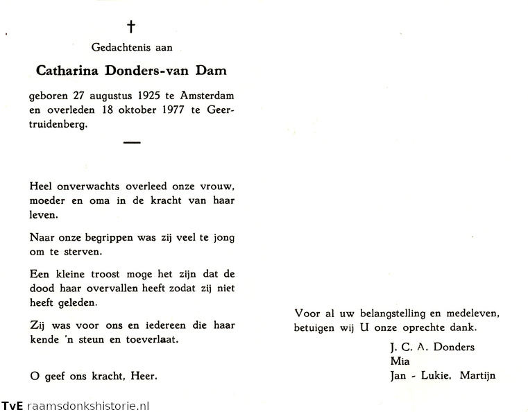 Catharina van Dam Donders