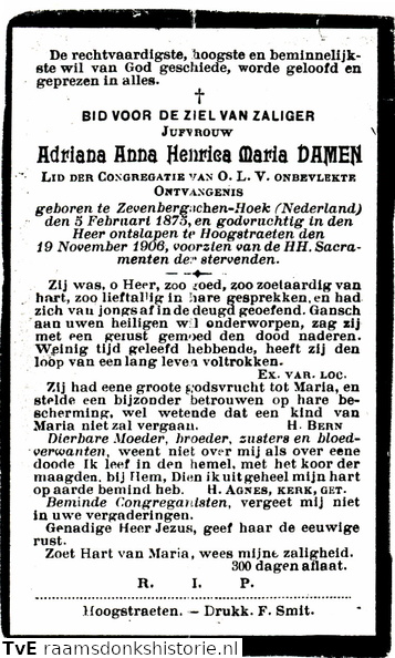 Adriana Anna Henrica Maria Damen