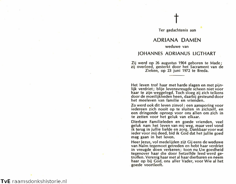 Adriana Damen Johannes Adrianus Ligthart