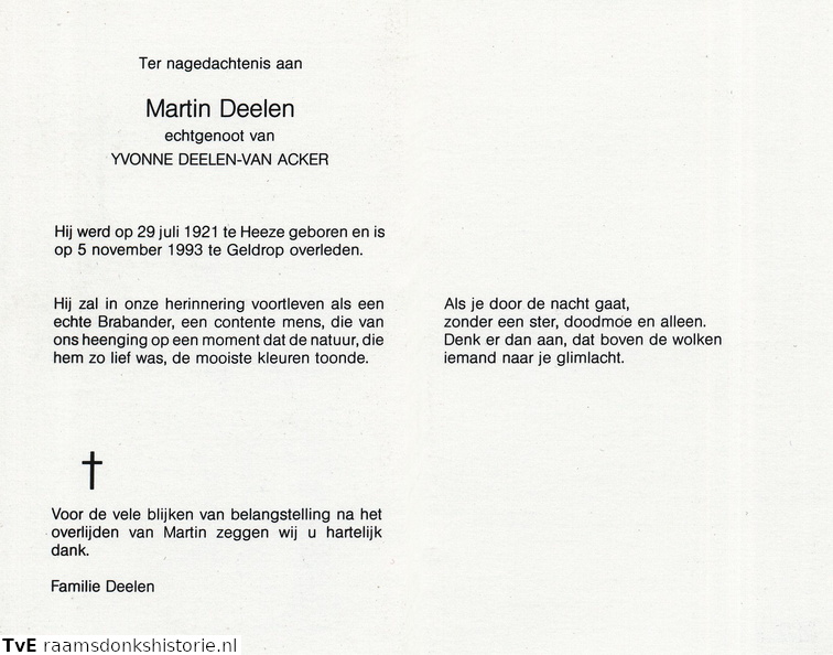 Martin Deelen Yvonne van Acker