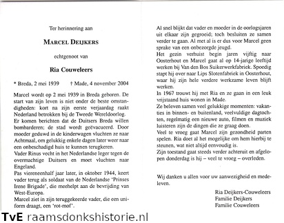 Marcel Deijkers Ria Couweleers